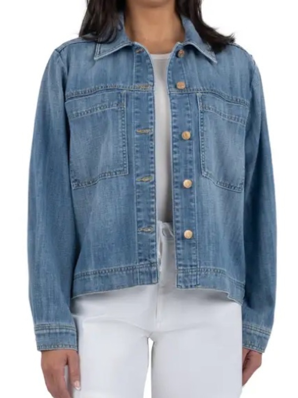 Kut from the Kloth Light Blue Denim Jacket